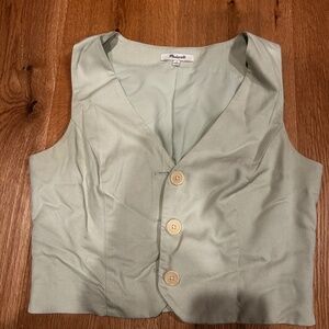 Mint green Madewell blazer